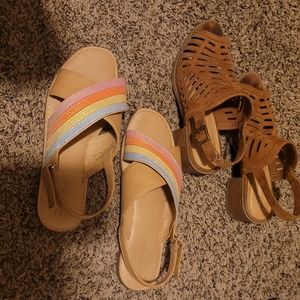 Girls size 2 and 3 sandals p